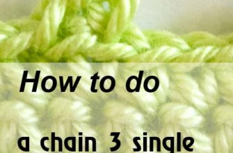 chain 3 sc picot - preview