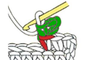 chain 3 sc picot - step 4