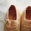 cute baby booties crochet pattern - preview