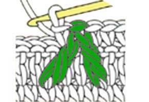 front post dc two together - step 5