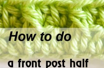 front post hdc - preview