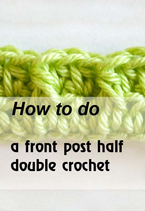 front post hdc - preview