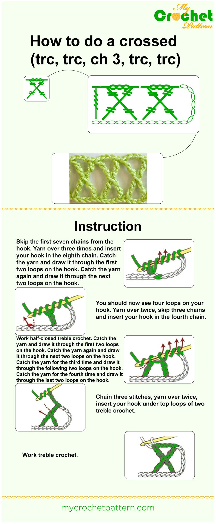 how to do a crossed 2 - infographic