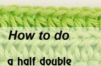how to do a half double crochet back loop only - preview