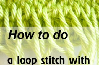loop stitch with dc - preview