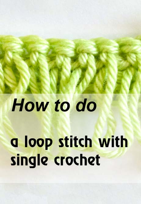 loop stitch with sc - preview loop stitch with sc - preview