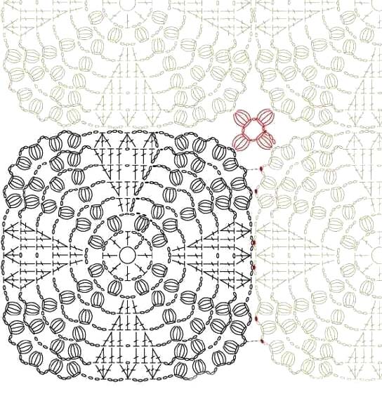 pretty crochet baby blanket - pattern