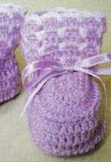 very easy baby booties crochet pattern - preview very easy baby booties crochet pattern - preview