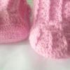 woolen crochet baby booties - preview