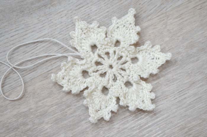 Crochet lace snowflake - big photo Crochet lace snowflake - big photo