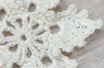crochet lace snowflake