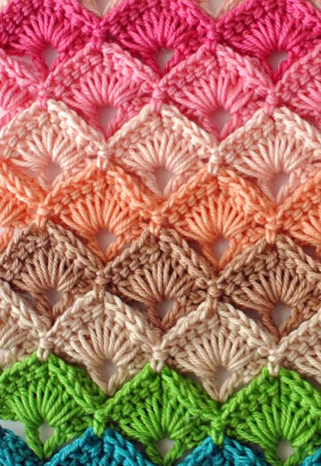 multicolour crochet box stitch pattern multicolour crochet box stitch pattern