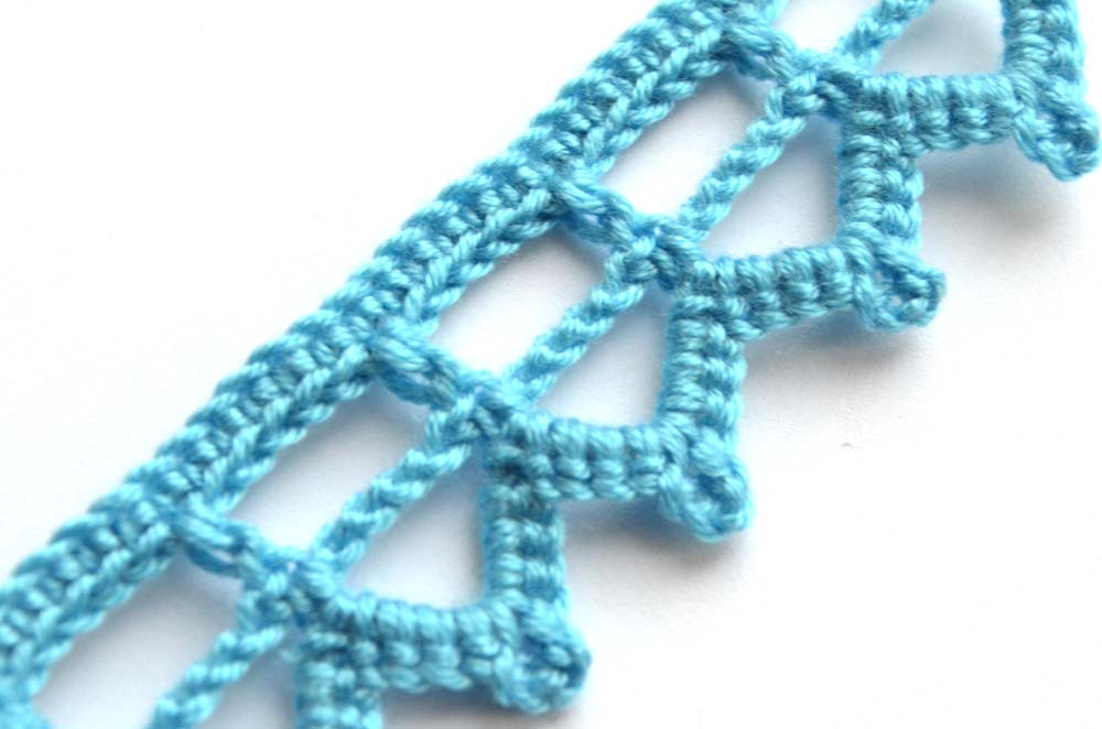 blue lace crochet edging - big photo