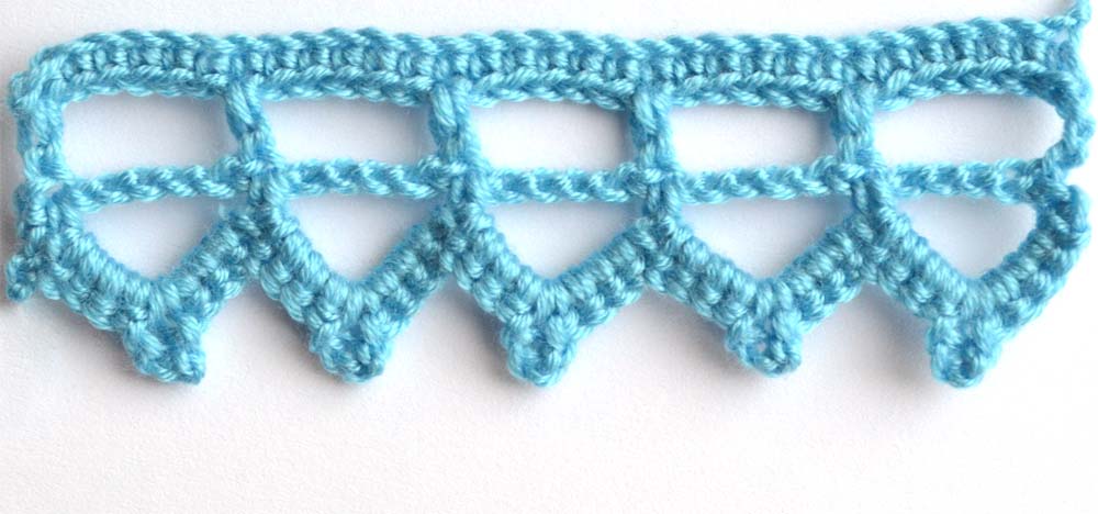 blue lace crochet edging blue lace crochet edging