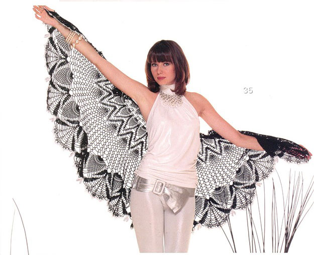 black crochet lace shawl pattern - photo black crochet lace shawl pattern - photo