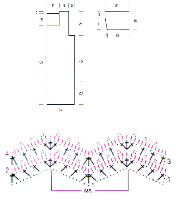 easy blue crochet dress-pattern