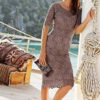 easy crochet dress with motifs - preview