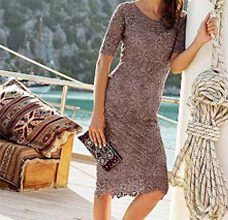 easy crochet dress with motifs - preview