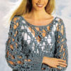 easy crochet sweater - preview
