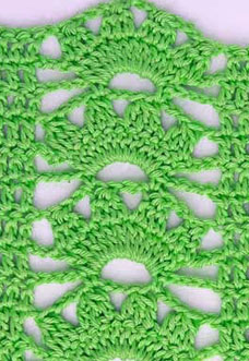 lace crochet pattern with arches - preview lace crochet pattern with arches - preview