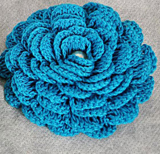 blue crochet rose pattern - photo blue crochet rose pattern - photo