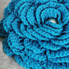 blue crochet rose pattern - preview