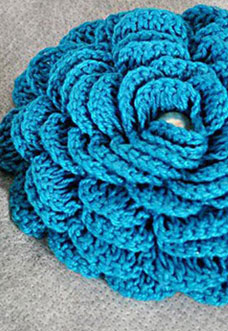 blue crochet rose pattern - preview blue crochet rose pattern - preview