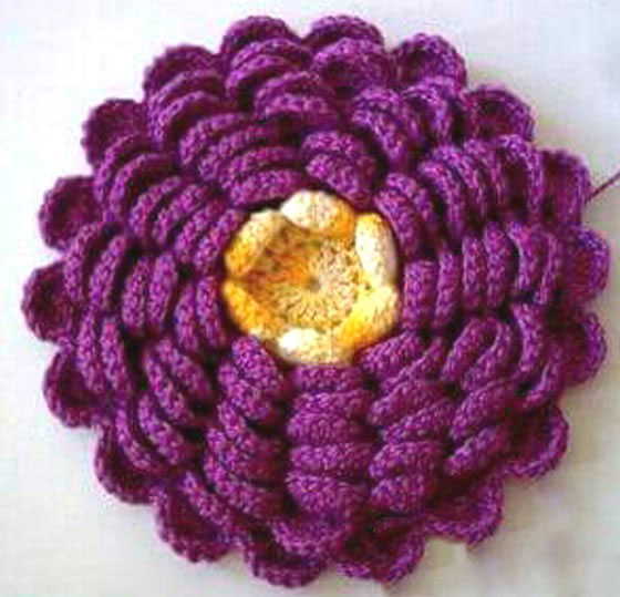 crochet a lush flower - photo crochet a lush flower - photo