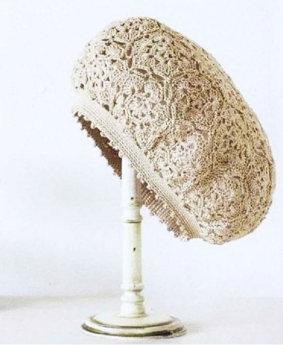 crochet beret pattern with lace motive - photo crochet beret pattern with lace motive - photo