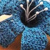 crochet blue lily - preview
