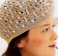 cute crochet beret pattern - preview