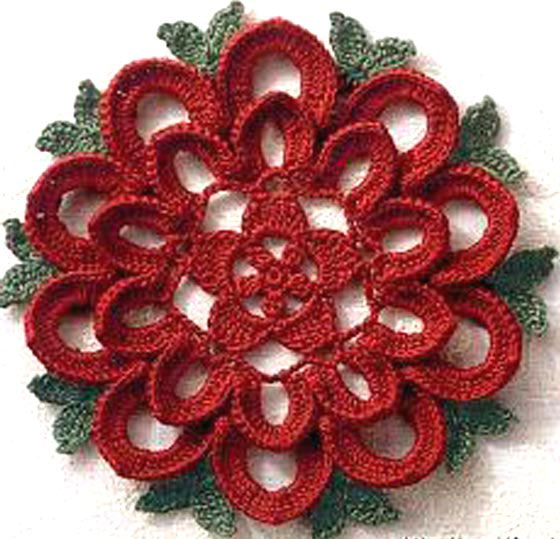 lace crochet flower - photo lace crochet flower - photo