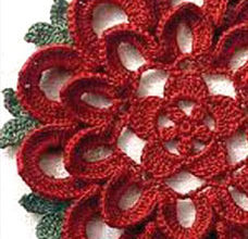 lace crochet flower - preview