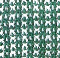 ocean wave tunisian crochet pattern - preview