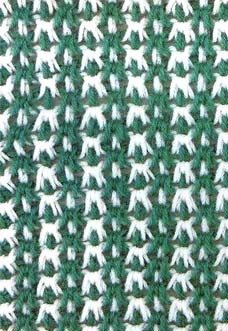 ocean wave tunisian crochet pattern - preview