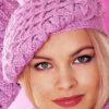 pink autumn crochet beret pattern - preview