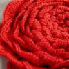 red crochet rose pattern - preview