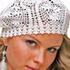 white crochet beret pattern - preview