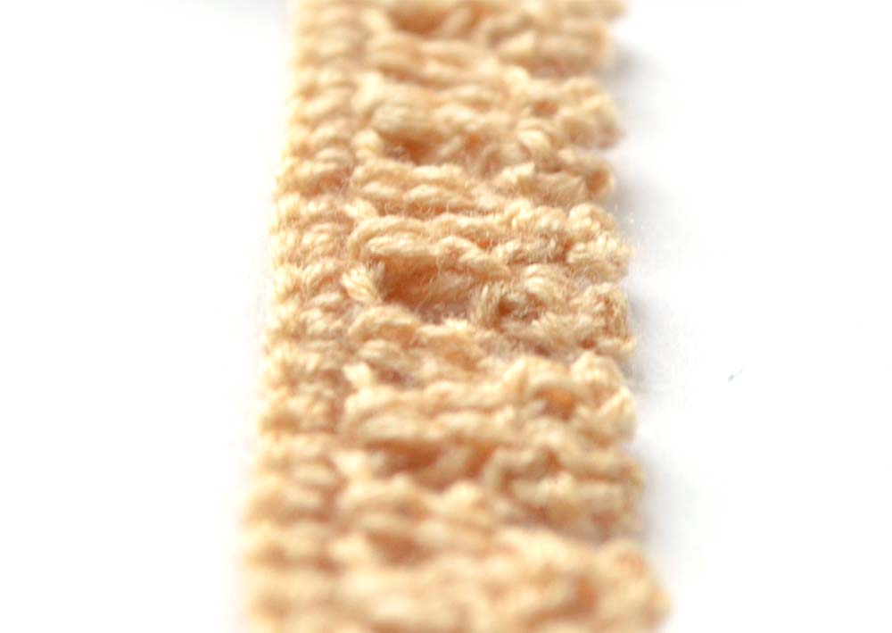 brown crochet edging with picot - photo