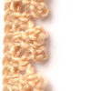 brown crochet edging with picot - preview