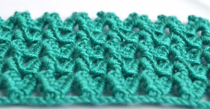 green arches crochet pattern