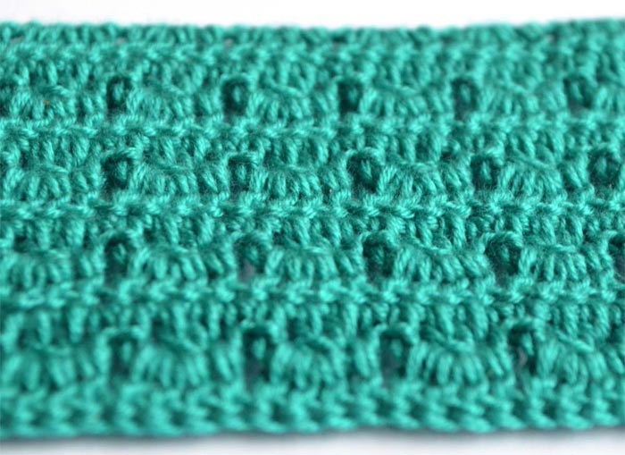 green dense lace pattern - big photo