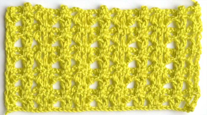 green spider lace pattern