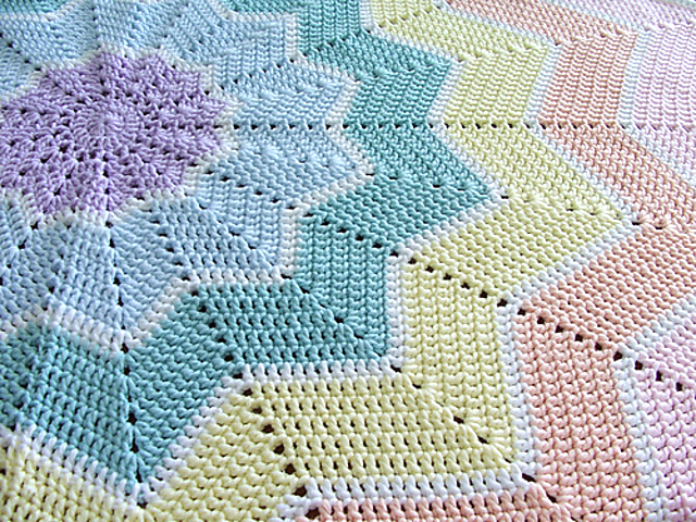 RainbRipple Baby Blanket photo