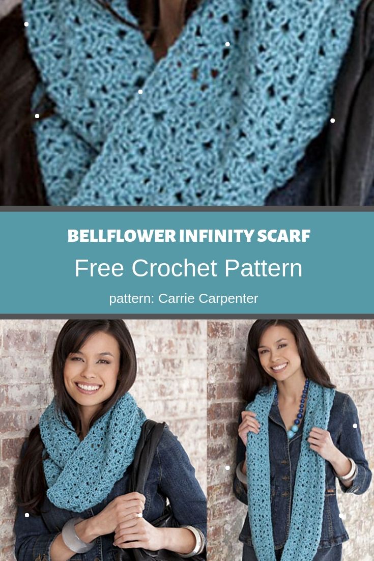 bellflower infinity scarf