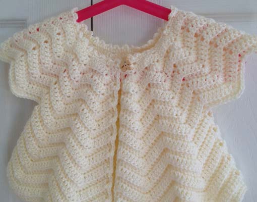 emmy's baby cardigan photo