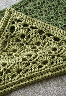 lacy crochet kerchief photo