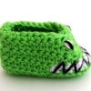 lizard monster baby booties photo