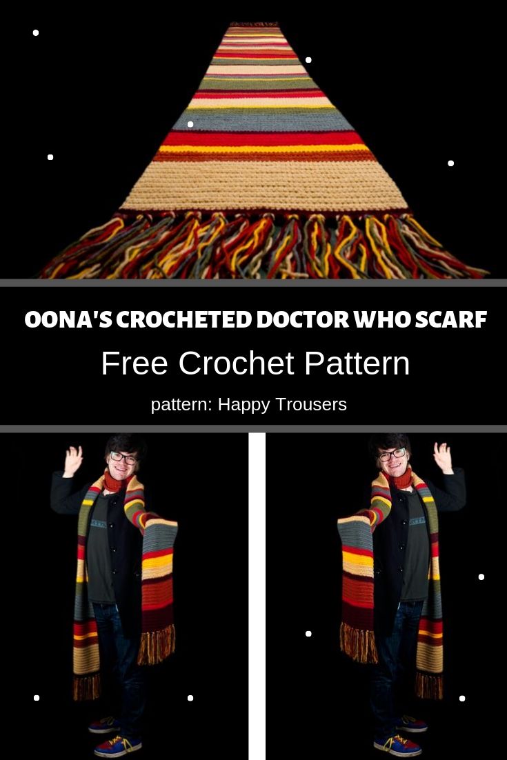 oonas crocheted doctor who scarf photo