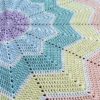 rainbow ripple baby blanket - photo 2